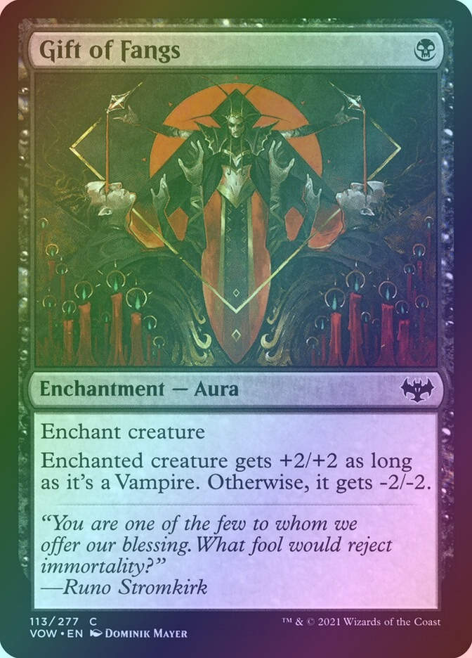 Gift of Fangs (VOW) (113) / Foil
