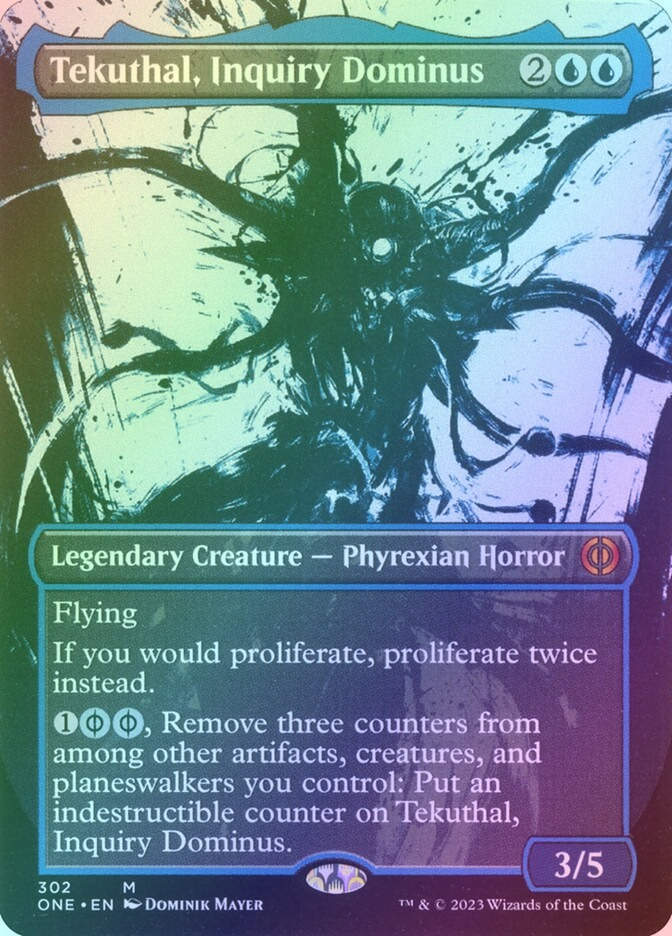 Tekuthal, Inquiry Dominus (ONE) (302) / Borderless / Showcase / Foil