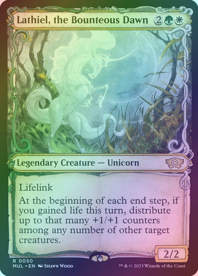 Lathiel, the Bounteous Dawn (MUL) (50) / Showcase / Foil