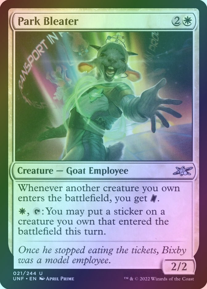 Park Bleater (UNF) (21) / Foil