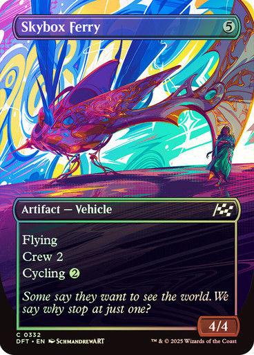 Skybox Ferry (DFT) (332) / Foil / Borderless