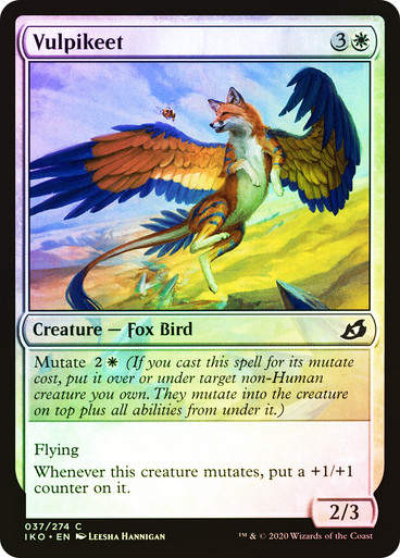 Vulpikeet (IKO) (282) / Showcase / Foil