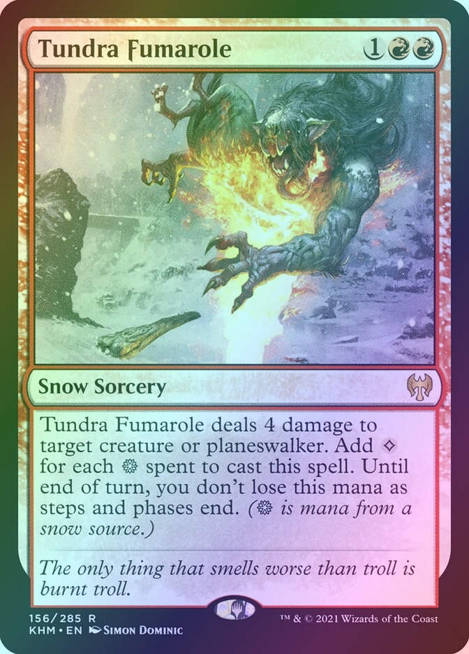 Tundra Fumarole (KHM) (156) / Foil