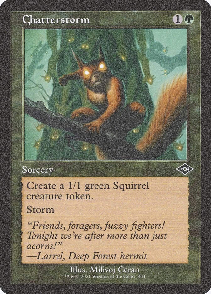 Chatterstorm (MH2) (411) / Foil Etched