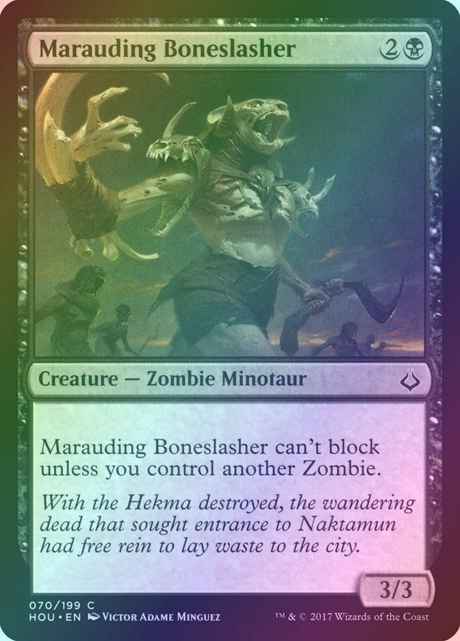 Marauding Boneslasher (HOU) (70) / Foil
