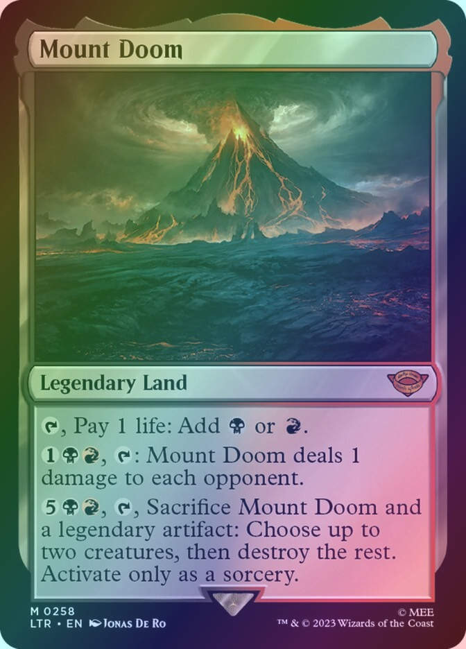 Mount Doom (LTR) (258) / Foil