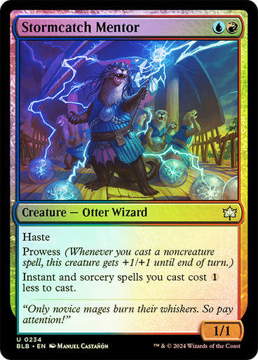 Stormcatch Mentor (blb) (234) / Foil