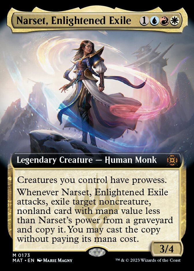 Narset, Enlightened Exile (MAT) / Extended Art