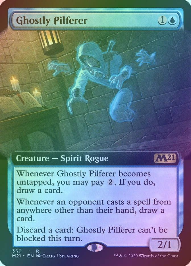 Ghostly Pilferer (M21) (350) / Extended Art / Foil