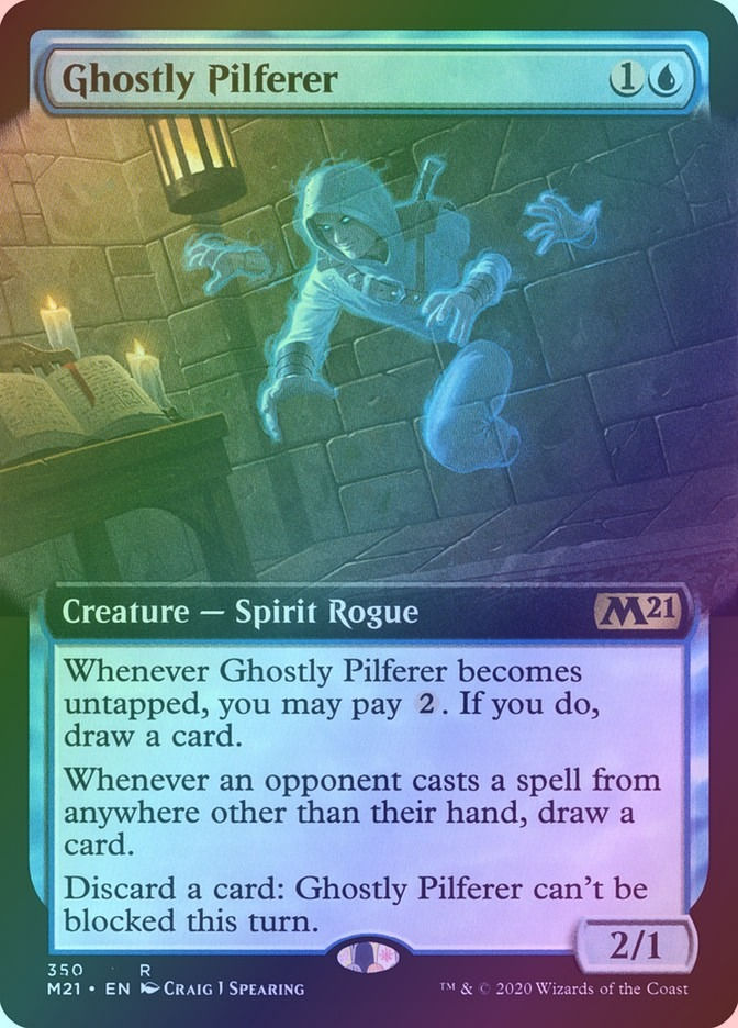 Ghostly Pilferer (M21) (350) / Extended Art / Foil