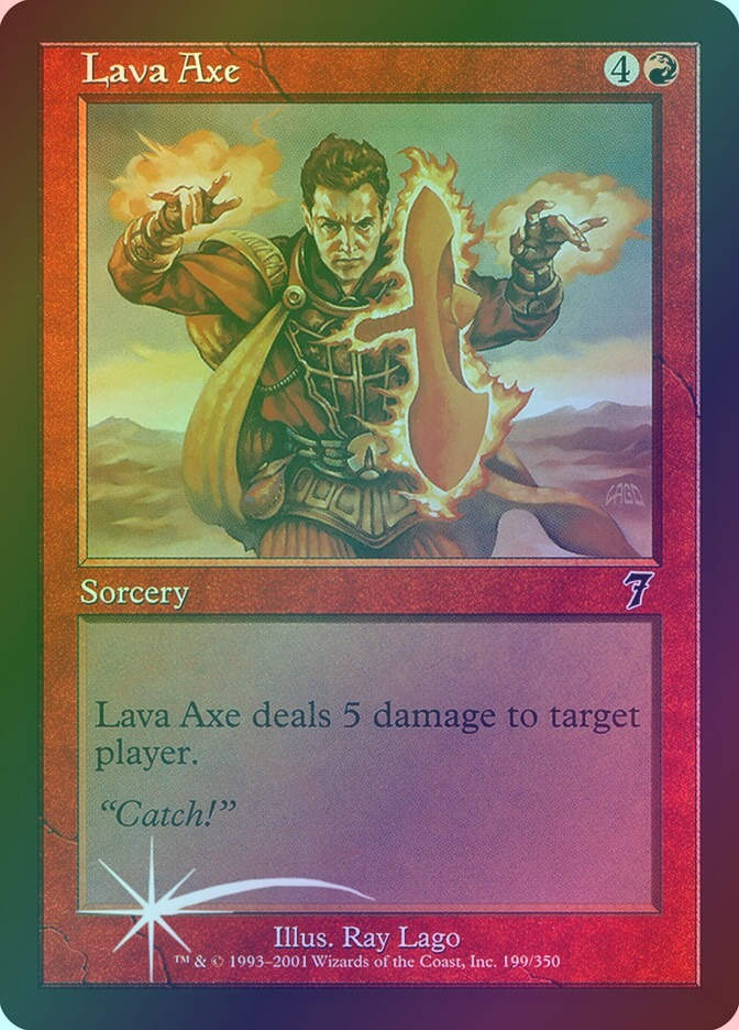 Lava Axe (7ED) (199★) / Foil
