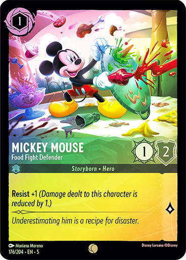 Mickey Mouse - Food Fight Defender (LOR_SHS) / Foil
