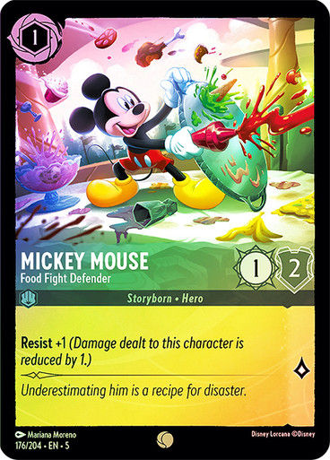 Mickey Mouse - Food Fight Defender (LOR_SHS) / Foil