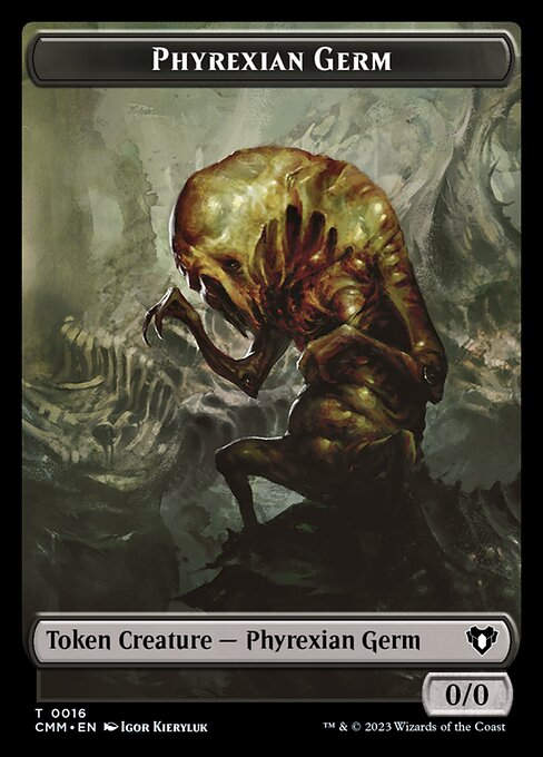 Phyrexian Germ // Manifest (tcmm) (Commander Masters)