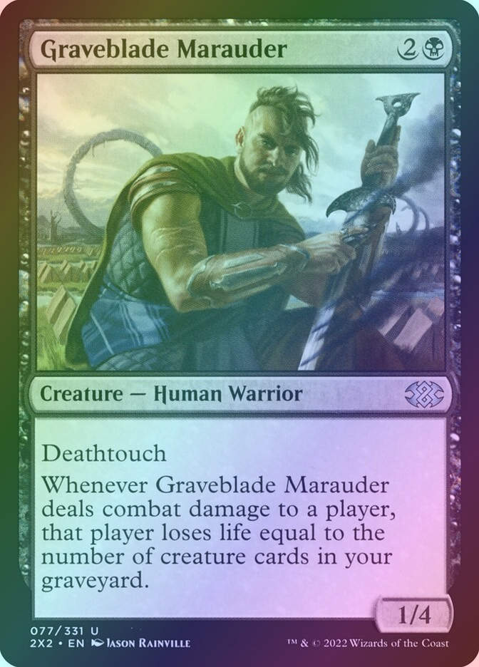 Graveblade Marauder (2X2) (77) / Foil