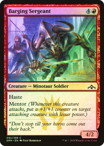 Barging Sergeant (GRN) (92) / Foil