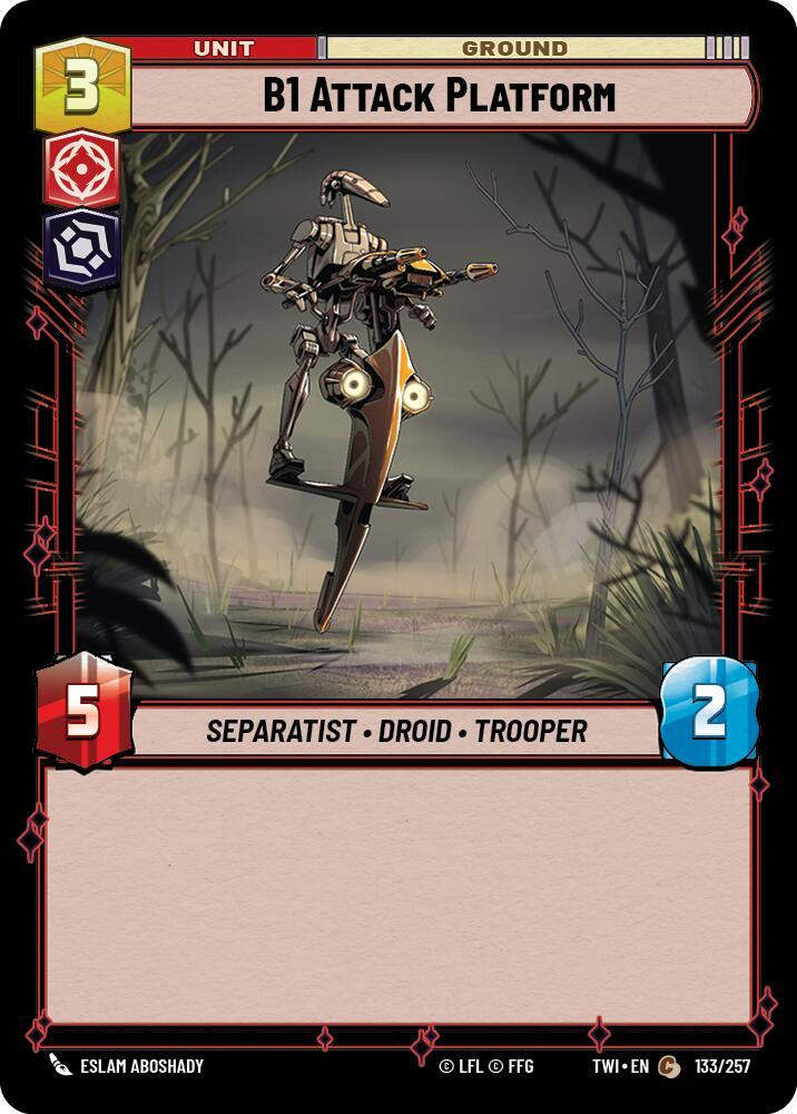 B1 Attack Platform (TWI) (133/257) / Foil
