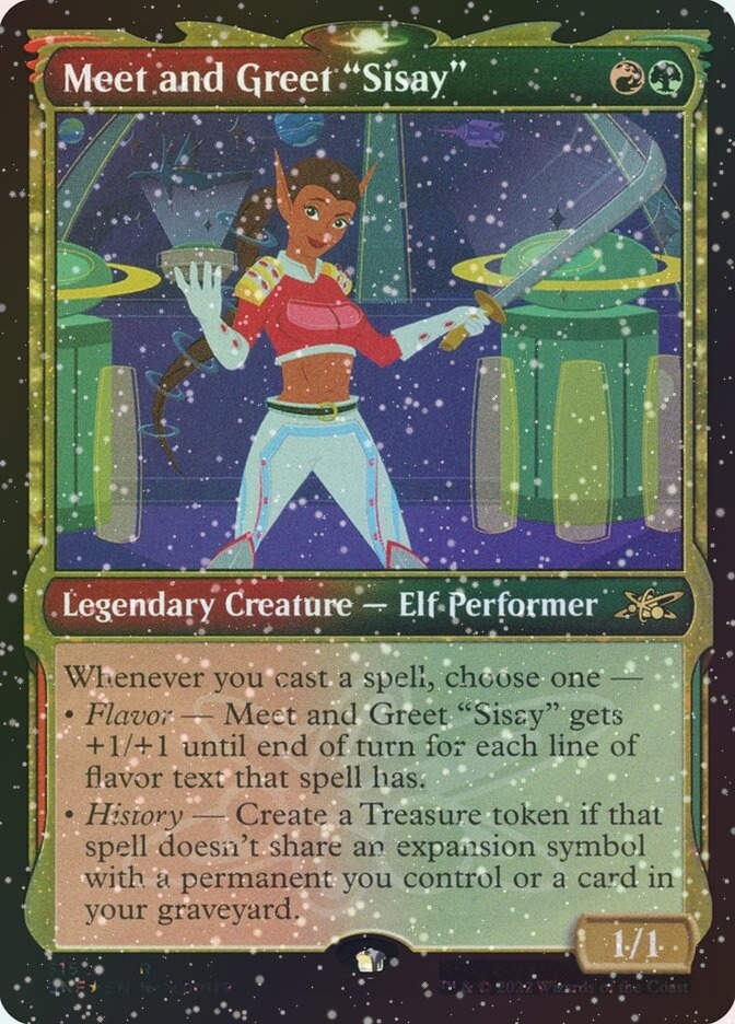Meet and Greet "Sisay" (UNF) (515) / Showcase / Galaxy Foil