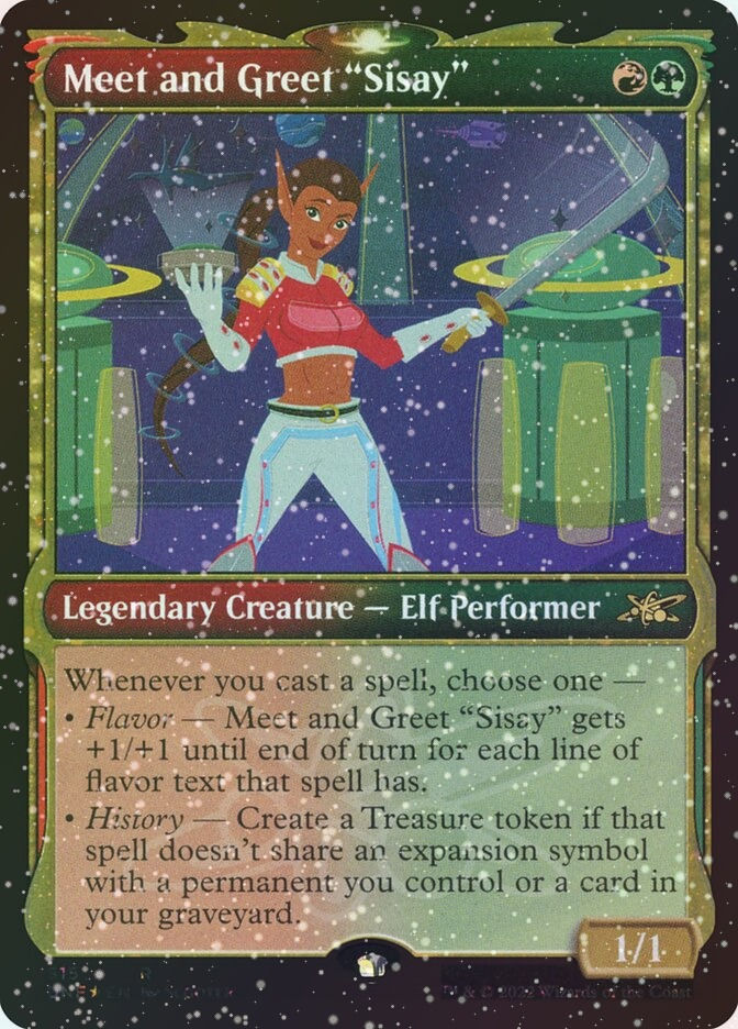 Meet and Greet "Sisay" (UNF) (515) / Showcase / Galaxy Foil