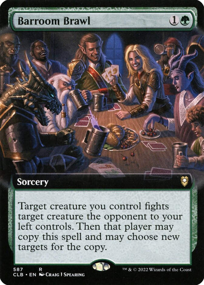 Barroom Brawl (CLB) (587) / Extended Art