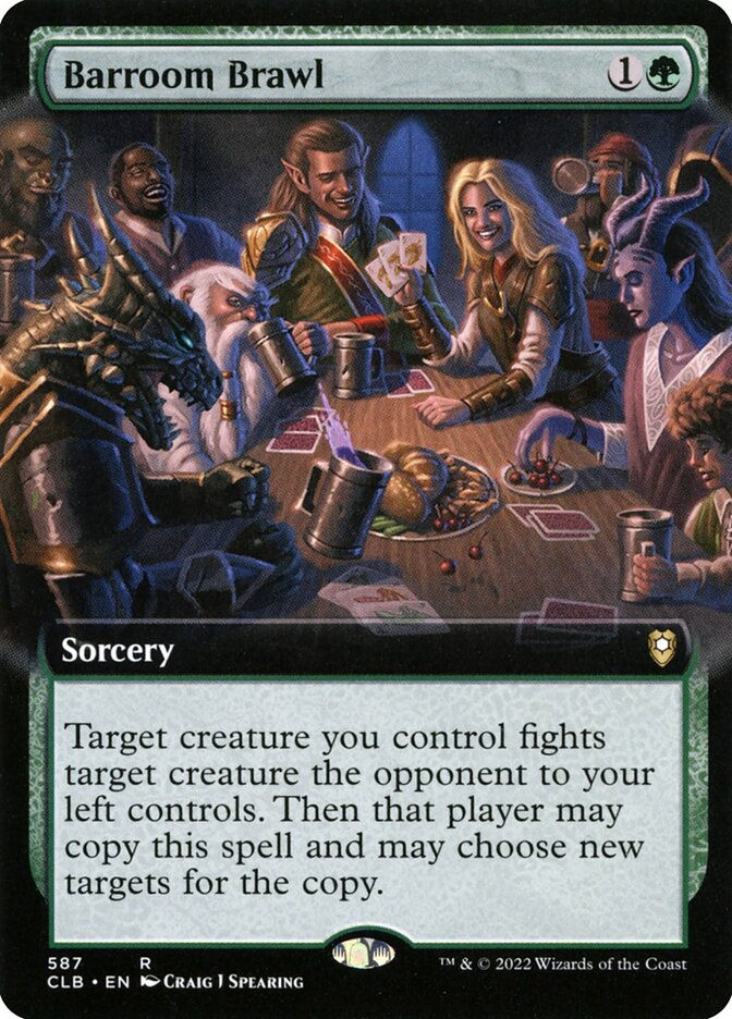 Barroom Brawl (CLB) (587) / Extended Art