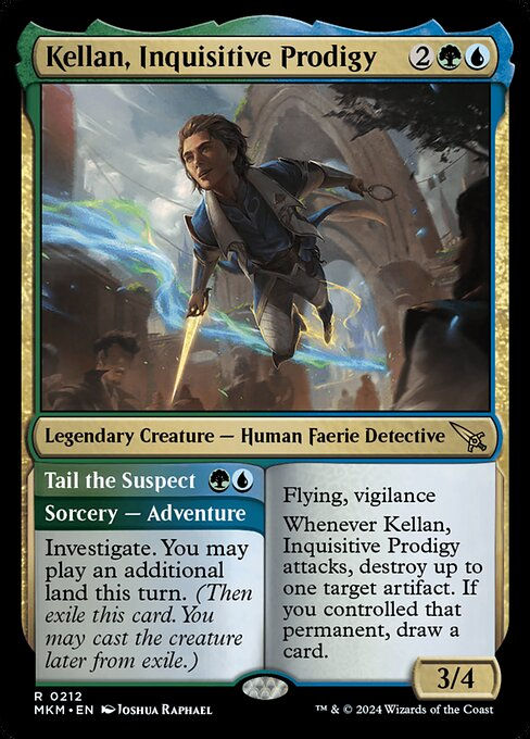 Kellan, Inquisitive Prodigy // Tail the Suspect (mkm) (212)