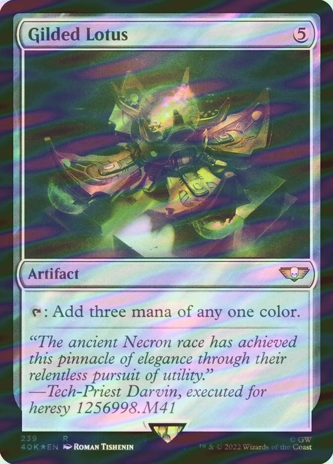 Gilded Lotus (40K) (239★) / Surge Foil