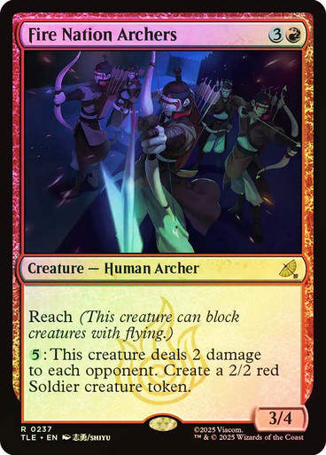 Fire Nation Archers (TLE) (237) / Foil