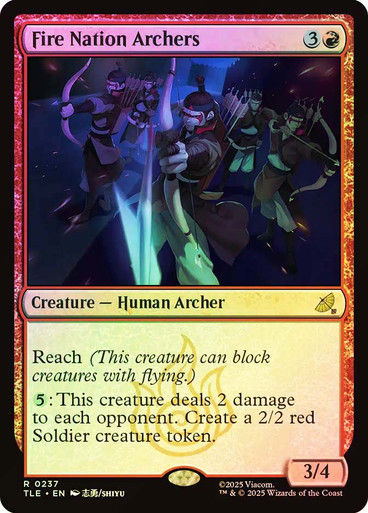 Fire Nation Archers (TLE) (237) / Foil