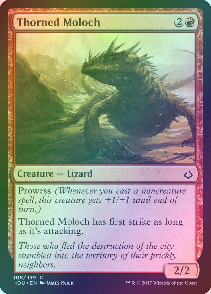 Thorned Moloch (HOU) (108) / Foil