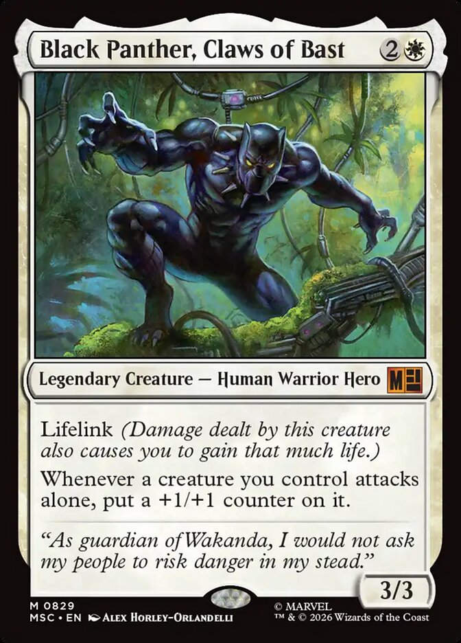 Black Panther, Claws of Bast (MSC) (829)