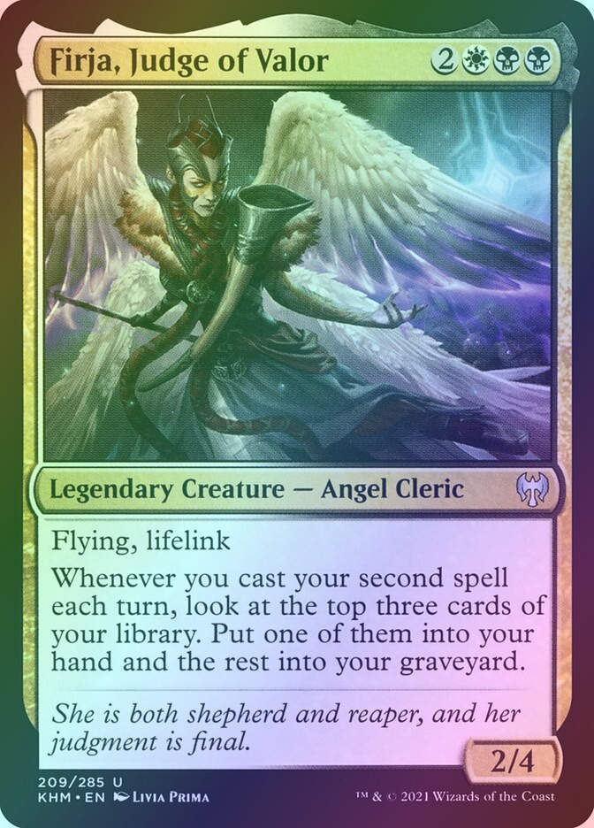 Firja, Judge of Valor (KHM) (209) / Foil