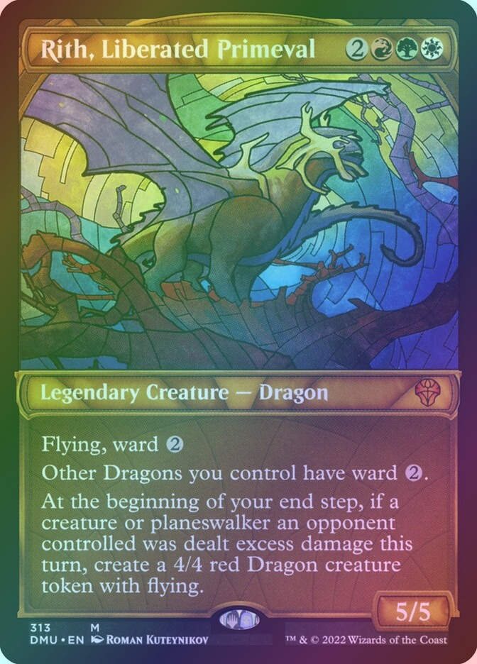 Rith, Liberated Primeval (DMU) (313) / Showcase / Foil