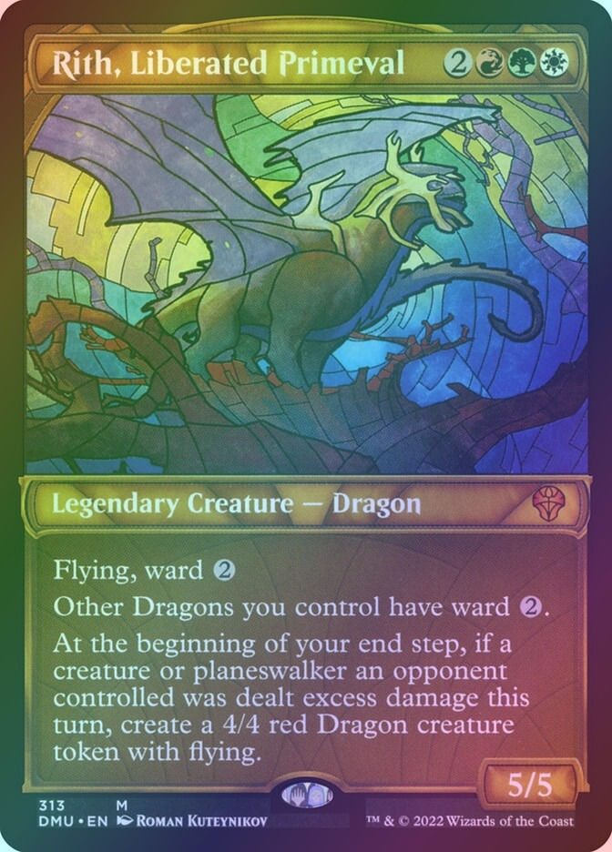 Rith, Liberated Primeval (DMU) (313) / Showcase / Foil