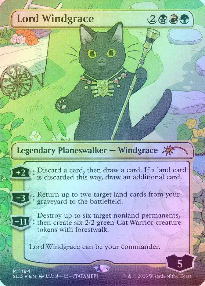 Lord Windgrace (SLD) (1184) / Borderless / Foil