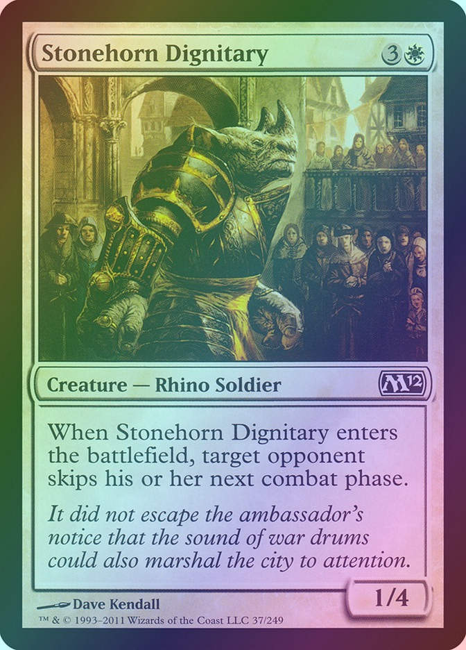 Stonehorn Dignitary (M12) (37) / Foil