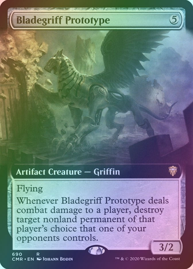 Bladegriff Prototype (CMR) (690) / Extended Art / Foil