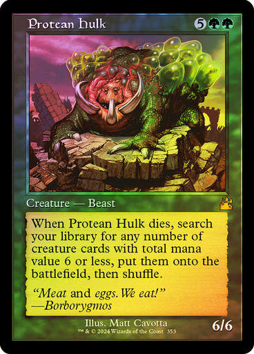 Protean Hulk (rvr) (353) / Retro / Foil