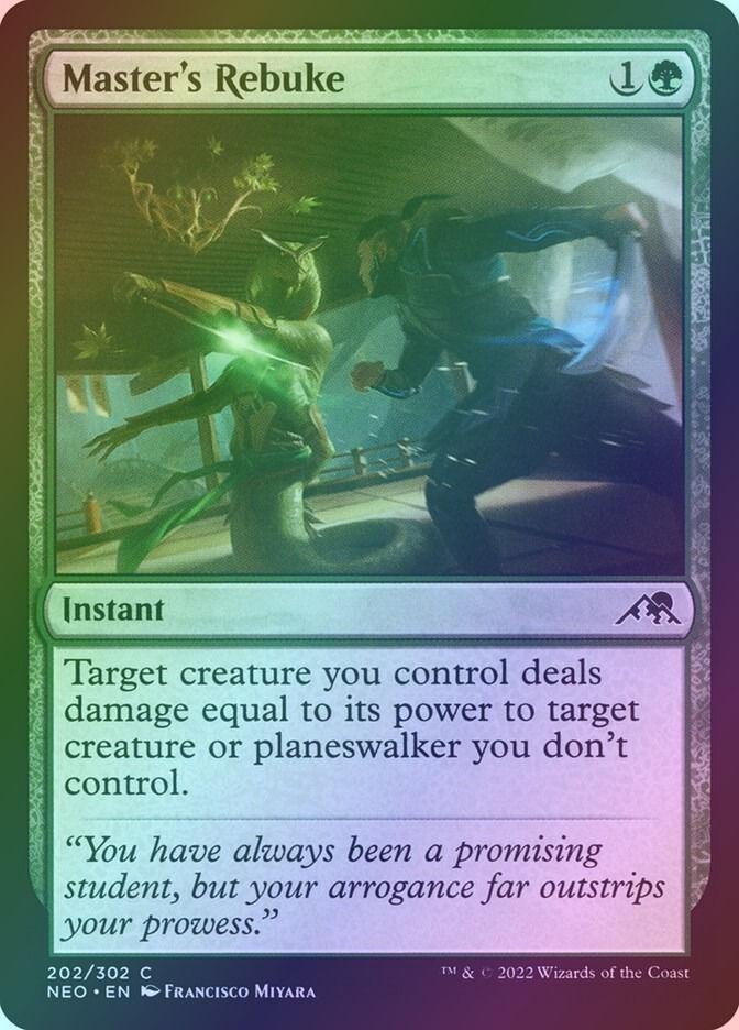 Master's Rebuke (NEO) (202) / Foil