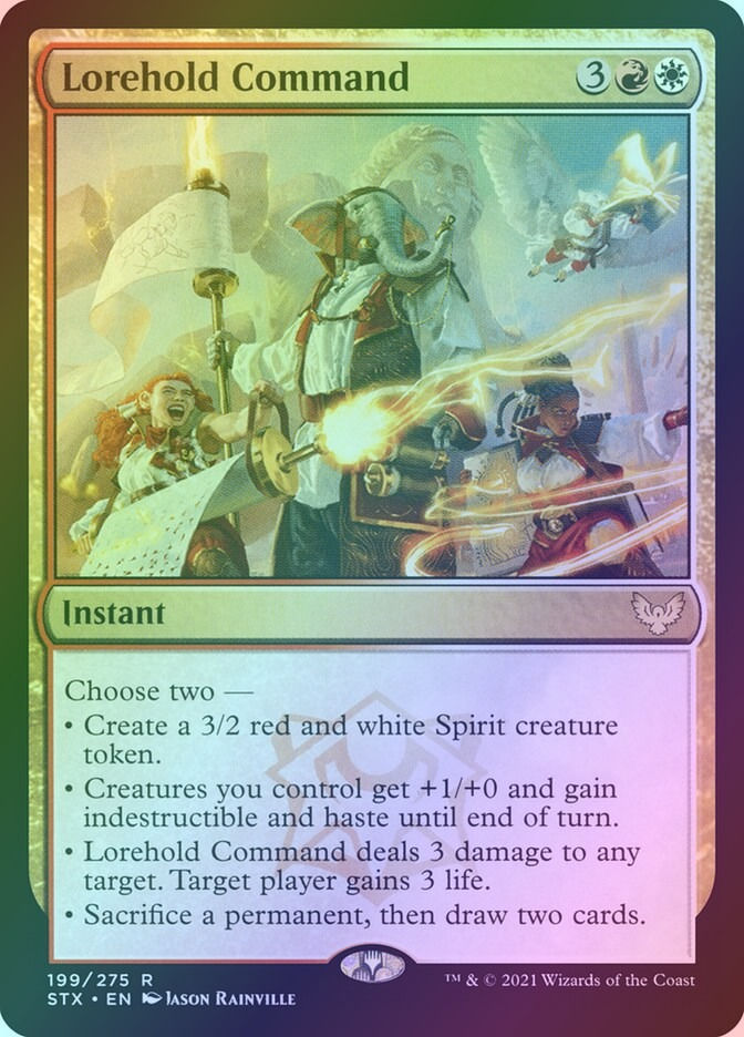 Lorehold Command (STX) (199) / Foil