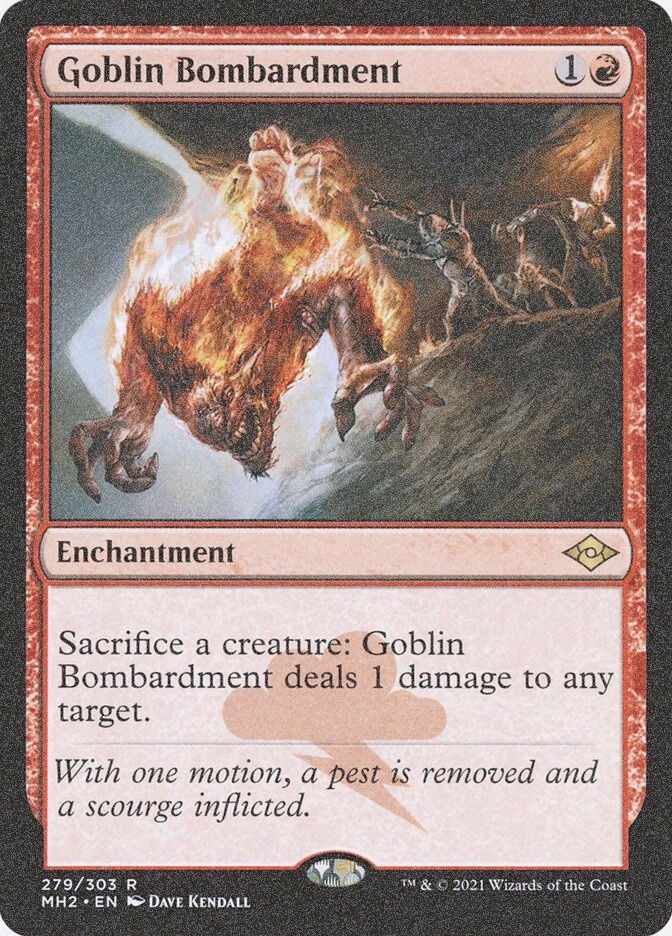 Goblin Bombardment (MH2) (279) / Foil Etched