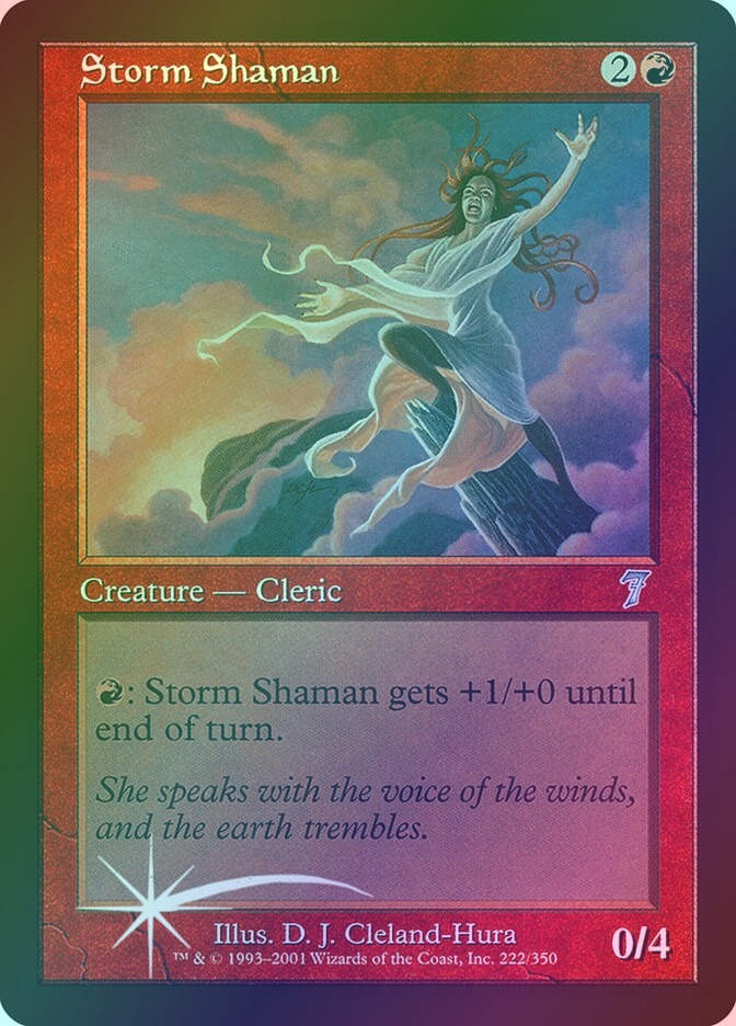 Storm Shaman (7ED) (222★) / Foil