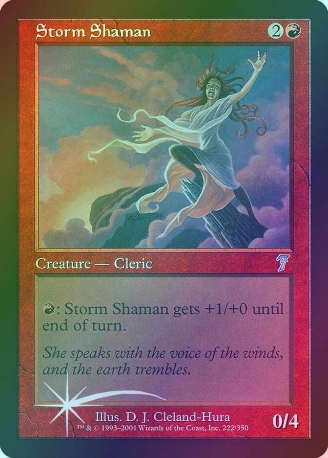 Storm Shaman (7ED) (222★) / Foil