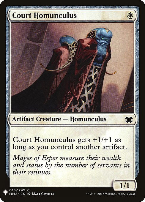 Court Homunculus (PLST) (MM2-13)