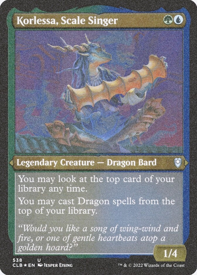 Korlessa, Scale Singer (CLB) (538) / Foil Etched