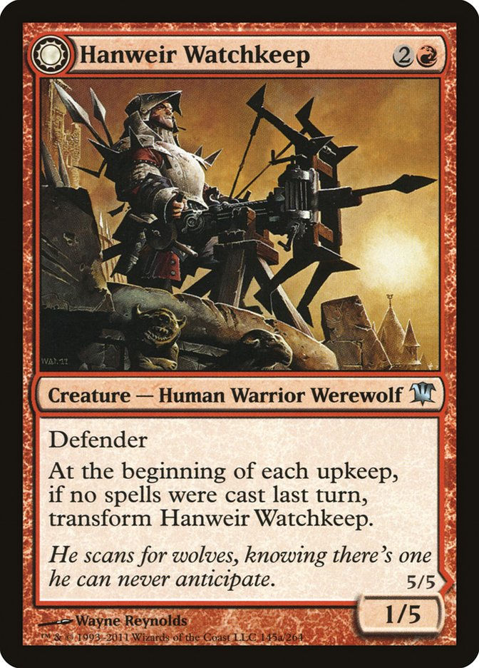 Hanweir Watchkeep // Bane of Hanweir (ISD) (145) — cara 1 de 2