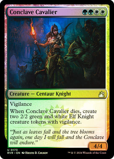 Conclave Cavalier (rvr) (173) / Foil