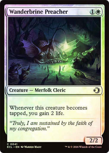 Wanderbrine Preacher (ECL) (41) / Foil