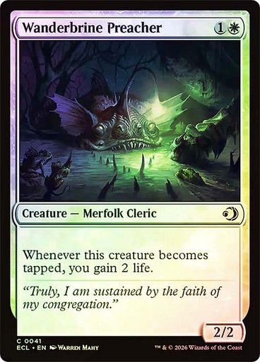 Wanderbrine Preacher (ECL) (41) / Foil