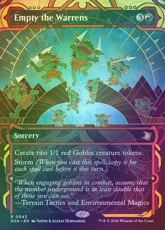 Empty the Warrens (SOA) (43) / Borderless / Showcase / Foil